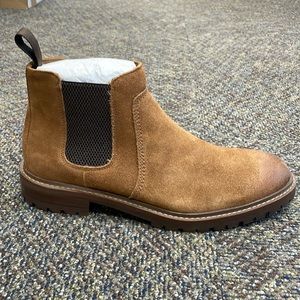 J&M Chelsea tan oiled suede